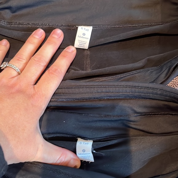 ✨HP✨ 2 pairs! Perfect condition LULULEMON Circuit Breaker skorts. 6, tall. OBO! - Picture 7 of 16